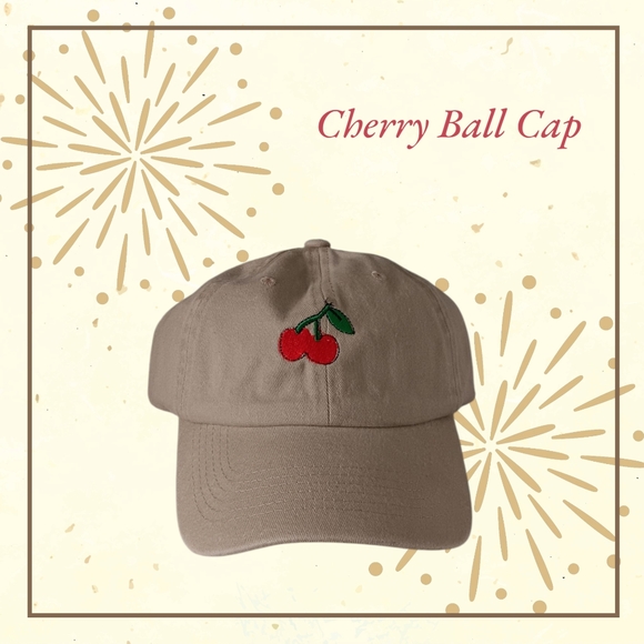 Zenana Outfitters Accessories - Cherry Ball Cap